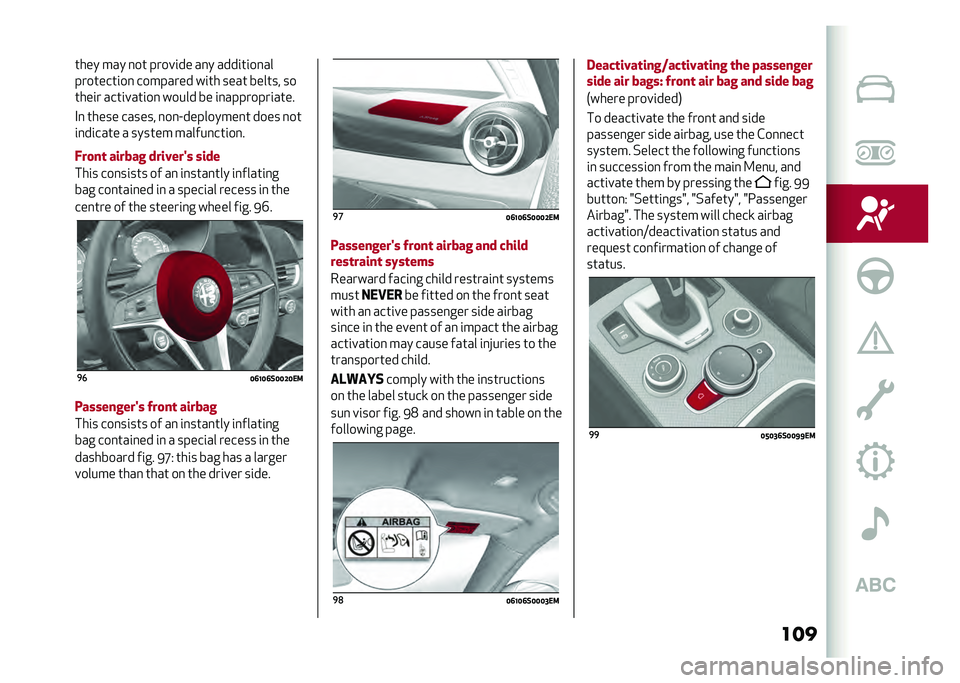 Alfa Romeo Giulia 2020  Owners Manual ����	�
�� ��� ���	 �����
�� ��� ����
�	�
����
����	���	�
�� �������� ��
�	�
 ����	 ����	��) ��
�	�
��
� ���	�
���	�
�� ����� �� �
��