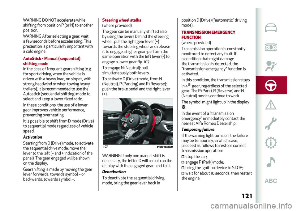 Alfa Romeo Giulia 2020  Owners Manual ����$��&�5�-�5�B �9� �5�� ���������	� ��
�
��
��
�
��	�
�� ���� ����
�	�
�� � �4�� �5�6 �	� ����	�
��
����
�	�
���
�$��&�5�-�5�B ���	�� ������	