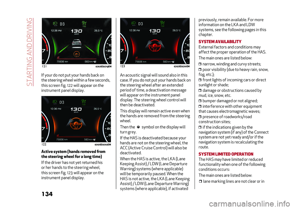 Alfa Romeo Giulia 2020  Owners Manual ��/���&��-�5�B���5�9��9�&�-�D�-�5�B
����-� ���� �� ���	 ���	 ���� �
���� ����% ��
�	�
� ��	����
�� ��
��� ��
�	�
�
� � ��� ��������)
�	�
�
� 