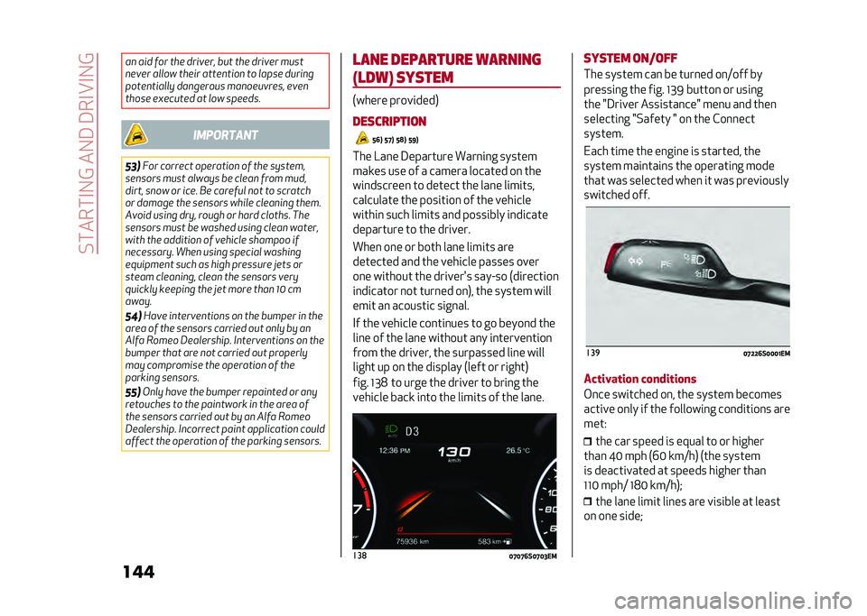 Alfa Romeo Giulia 2020  Owners Manual ��/���&��-�5�B���5�9��9�&�-�D�-�5�B
��� ��
 ��� ��	� ��� ������� ��� ��� ������ ����
�
���� ����	� ����� �����
���	�
 ��	 ���
�� ���