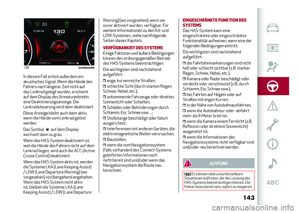 Alfa Romeo Giulia 2020  Betriebsanleitung (in German) ������
�<�G�<�G�>��<�G�<�@�,�/
�
� ���	�
�	� � ��� �	���%�� ���$�	���	� �	��
����
���
�&��	�
 ������� ��	�� ���	 �+����	 ��	�
� ����	��
 ���&� �
