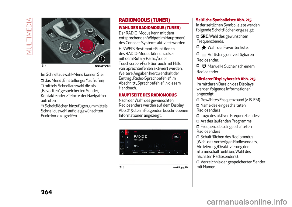 Alfa Romeo Giulia 2020  Betriebsanleitung (in German) ��.�@�-�*�
�.�,��
�
��� ���
�@�D�@�D�>��<�G�>�E�,�/
�
� ��&���	�����
�����A�.�	��# ��%���	� ���	�5 ���
 �.�	��# �>�,���
��	������	��? �������	��/
���