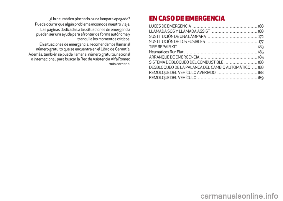 Alfa Romeo Giulia 2020  Manual del propietario (in Spanish) 