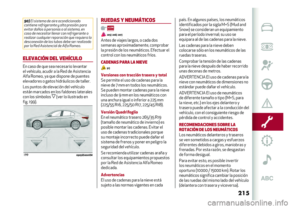 Alfa Romeo Giulia 2020  Manual del propietario (in Spanish) ���� �!�
�,� ��
����� �
� ��
�� �����
�
��
����
�
�����
��� �����
������� �) ���� �����
���< ����
��	�
��� �
���� � �������� �