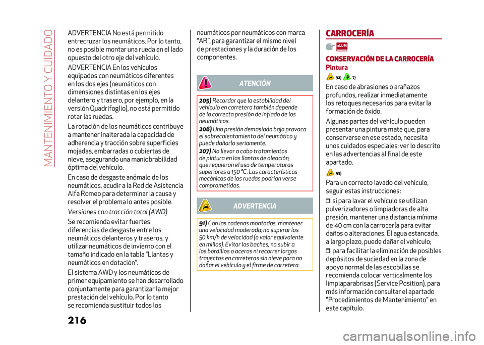 Alfa Romeo Giulia 2020  Manual del propietario (in Spanish) ����0�(��0�@��@��0�(�/��?��*�:�@�9��9�/
�����9�A���(��0�*�@� �0� ���� ����
�����
���������%�	� ��� ����
������� �7�� �� ��	����
�� �� �