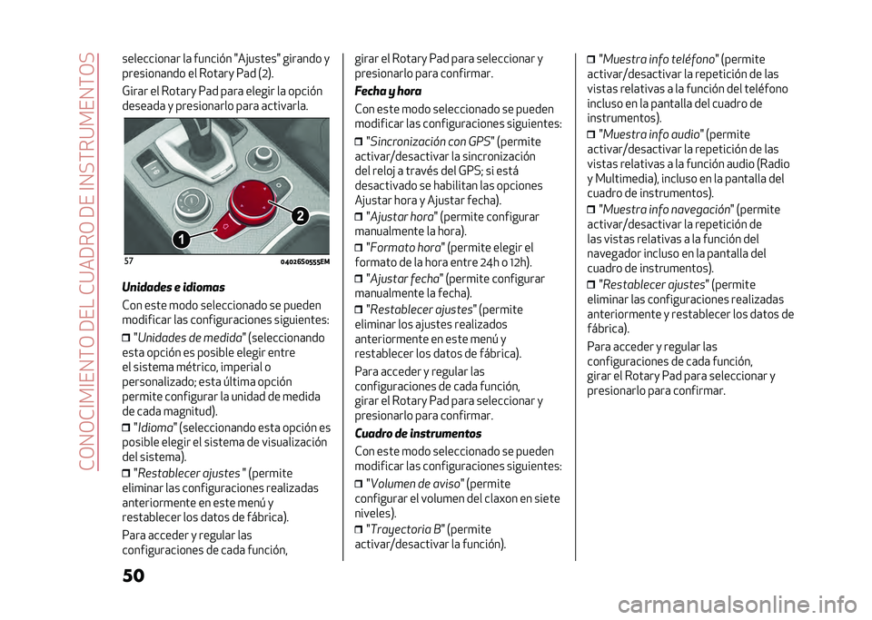 Alfa Romeo Giulia 2020  Manual del propietario (in Spanish) ��*�/�0�/�*�@��@��0�(�/��9����*�:��9��/��9���@�0�"�(��:���0�(�/�"
������������	� ��	 ������#� �8��!������8 ����	��� �
��������	��� �� ����