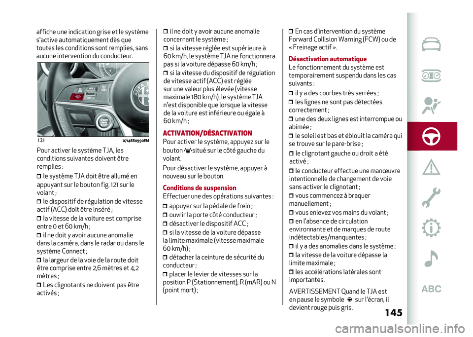Alfa Romeo Giulia 2020  Manuel du propriétaire (in French) ����6��� ����
��� �	� �����#�� �C�c�� �	��
���
��
��
��
� ���
���
��� ���
���
� �%���
�����	�
�� �,
�	� �����#�� �C�c� ���
� �%��� ��	�