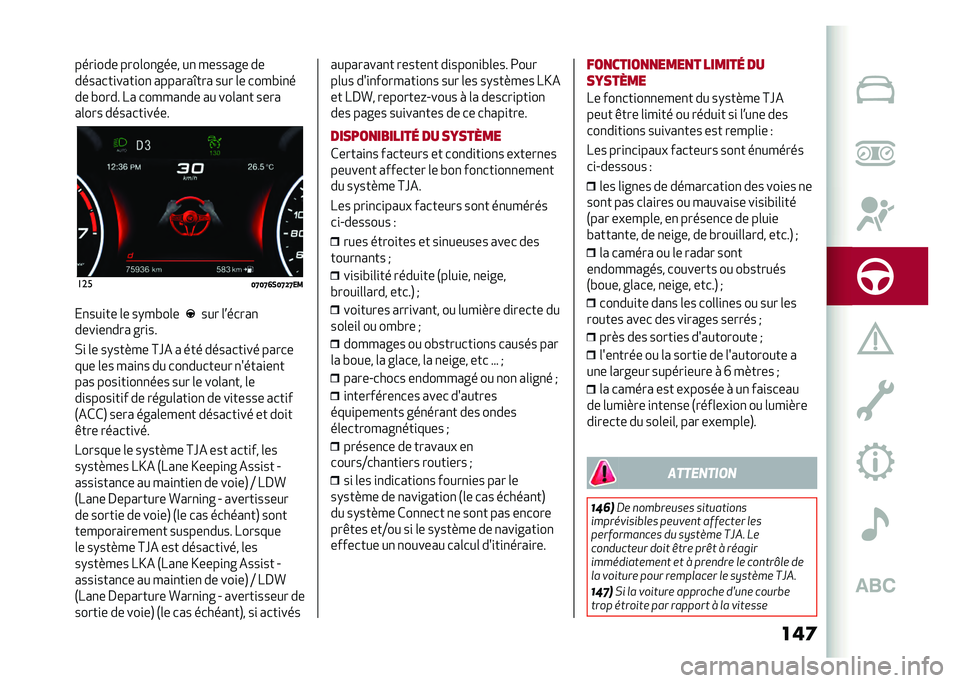 Alfa Romeo Giulia 2020  Manuel du propriétaire (in French) ���	����
��� ����	��
���� ��
 ������� ��
�������
����
��
 ���������� ��� �	� �����
�
�
�� ����� �4� ������
�� �� ���	��
� �