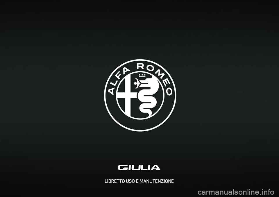 Alfa Romeo Giulia 2020  Manuale del proprietario (in Italian) 