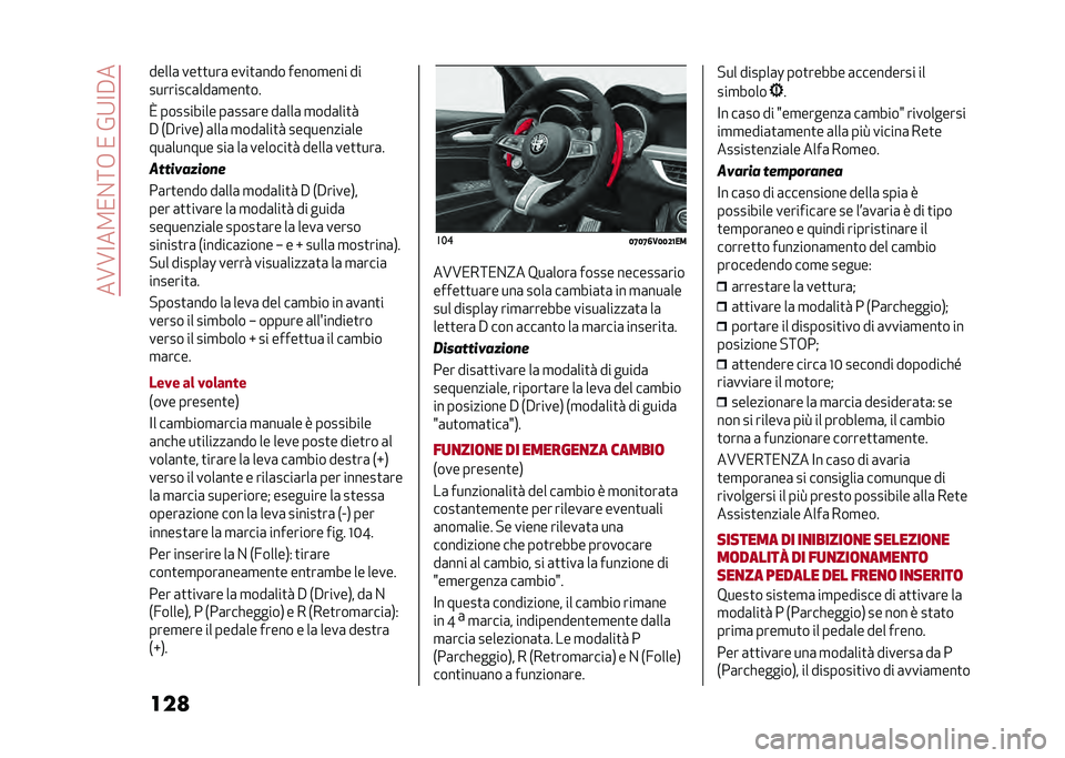 Alfa Romeo Giulia 2020  Manuale del proprietario (in Italian) ���A�A�<��2�/�%�:�+��/��&�9�<�#�
���
�����	 ���
�
���	 ����
�	��� �����
��� ��
��������	���	�
���
��
�> ��������� ��	���	�� ��	���	 �
���