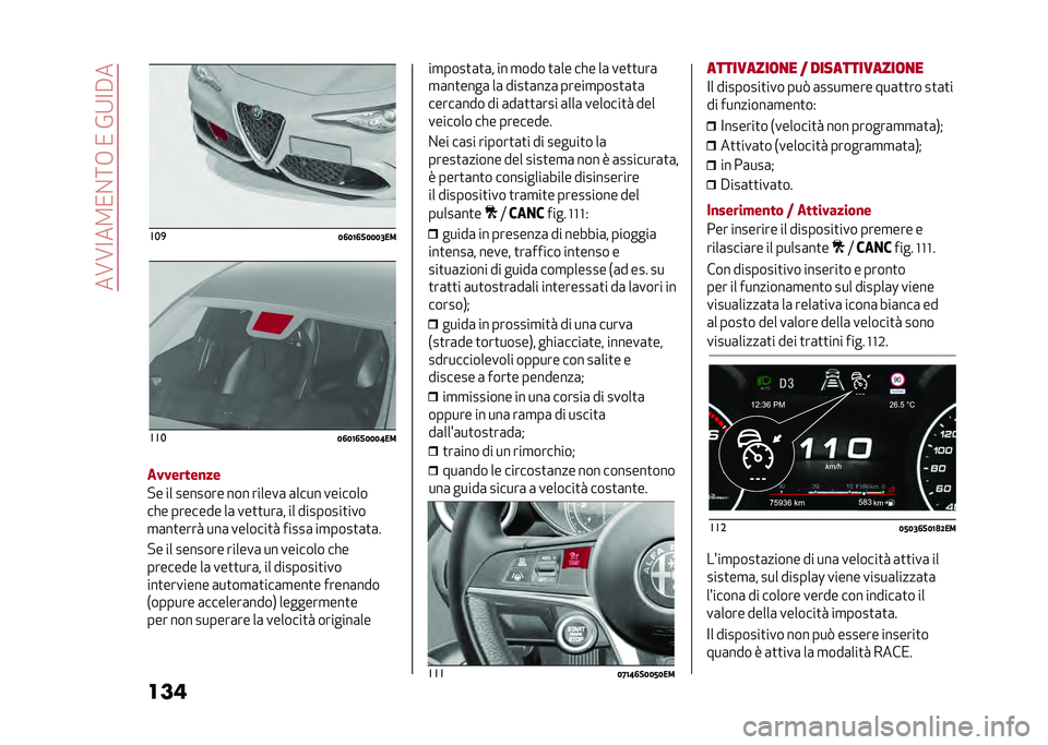 Alfa Romeo Giulia 2020  Manuale del proprietario (in Italian) ���A�A�<��2�/�%�:�+��/��&�9�<�#�
��� ���

�4�6�4�8�6��4�4�4�5�����
�4�6�4�8�6��4�4�4�:������������
�$� �� ���	���� �	��	 ������ �����	 �������
