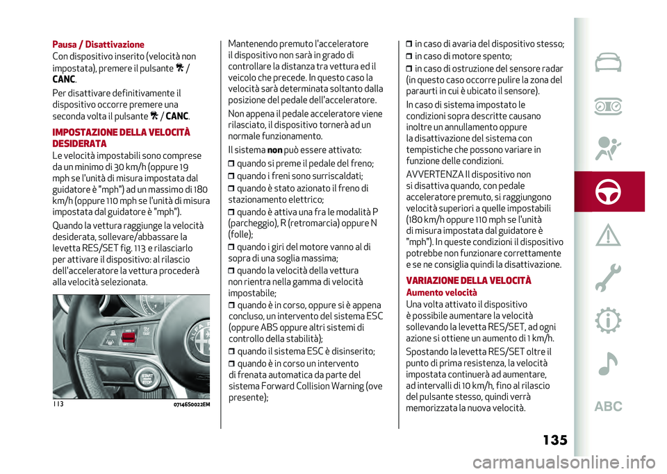 Alfa Romeo Giulia 2020  Manuale del proprietario (in Italian) ������ �� � �!�������������
���	 ��������
��� ��	�����
� ��������
� �	��	
������
��
��� ������� �� ������	�
�
�&
���� �
�1�