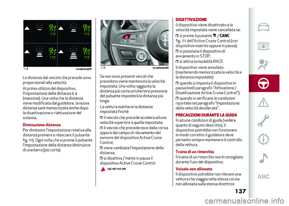 Alfa Romeo Giulia 2020  Manuale del proprietario (in Italian) ���	���
�
�	�����
�
��%��
�� ����
��	�� ��� ������� ��� ������� ���	�
����������	��� ���� �������
��
�� ����� ��
������