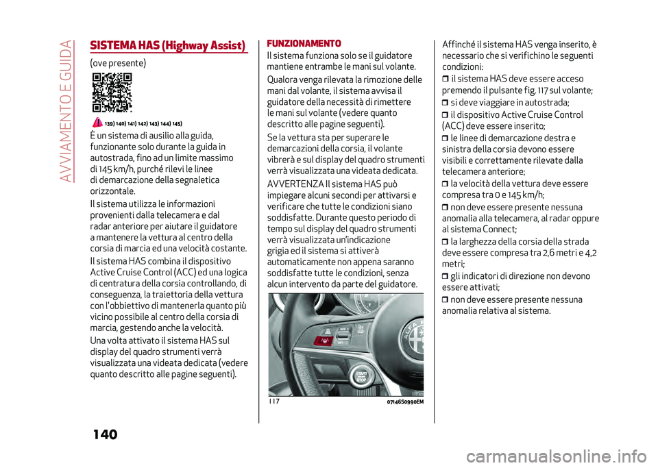 Alfa Romeo Giulia 2020  Manuale del proprietario (in Italian) ���A�A�<��2�/�%�:�+��/��&�9�<�#�
���������� ��� �&���/�0�<��. ��)�)��)� �(
�*��� �������
��,
�8�5�=�9 �8�:�4�9 �8�:�8�9 �8�:�;�9 �8�:�5�9 �8�:�:�9 �8�:�<�9
�> �� �