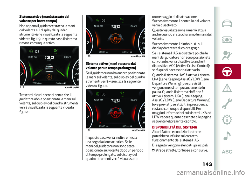 Alfa Romeo Giulia 2020  Manuale del proprietario (in Italian) ���������!� ������ �A�!��
� �������� ���	
���	��
�� � �� ����� ���!� ��9
�%�� �	�����	 �� �����	�
��� ��
�	���	 �� �
�	��
��	� ����