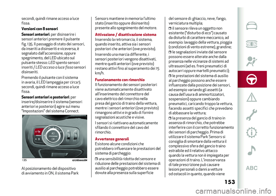 Alfa Romeo Giulia 2020  Manuale del proprietario (in Italian) ����������� ������ ���
�	�� �	����� �	 ����
�����	�
�.������
� ���
 �7 ���
����
���
���� ��
�������
�) ��� ����������� �
�