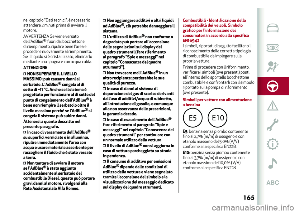Alfa Romeo Giulia 2020  Manuale del proprietario (in Italian) ������ ��	���
��� �6�#�	�
� �
�������6� � �������	���
�	�
�
������ �0 �
����
� ����
�	 �� �	����	�� ��
�
��
����
��A�A�/��:�/�%�?� �!� ��