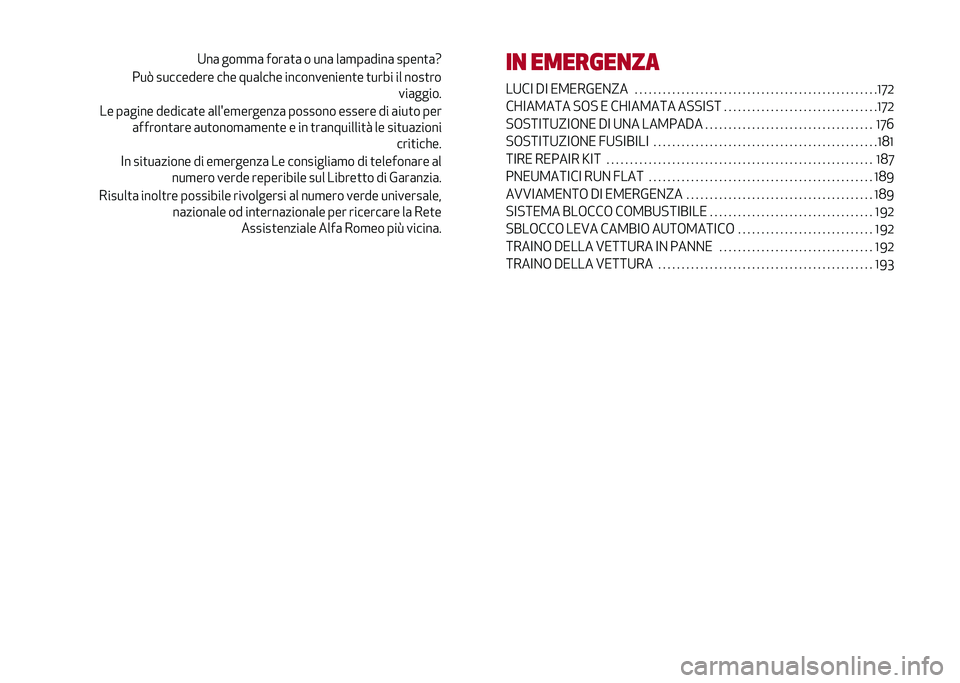 Alfa Romeo Giulia 2020  Manuale del proprietario (in Italian) 