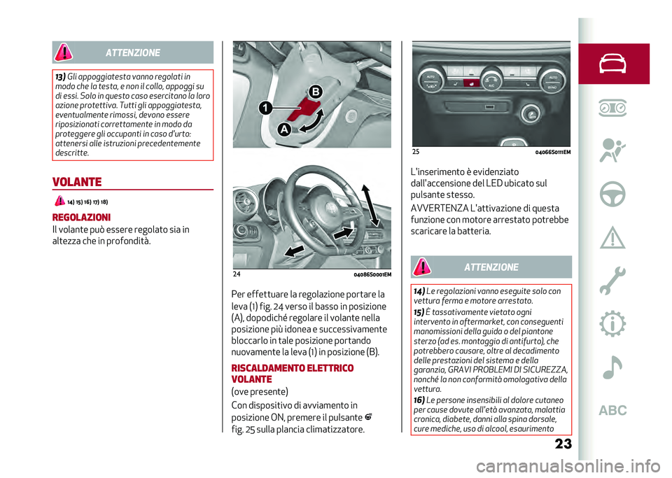 Alfa Romeo Giulia 2020  Manuale del proprietario (in Italian) ������������
��� �(�� ����������	��� ���
�
� ��	������ ��

���
� ���	 �� ��	���� �	 �
��
 �� ������ ������� ��
�
� �	���� �!�