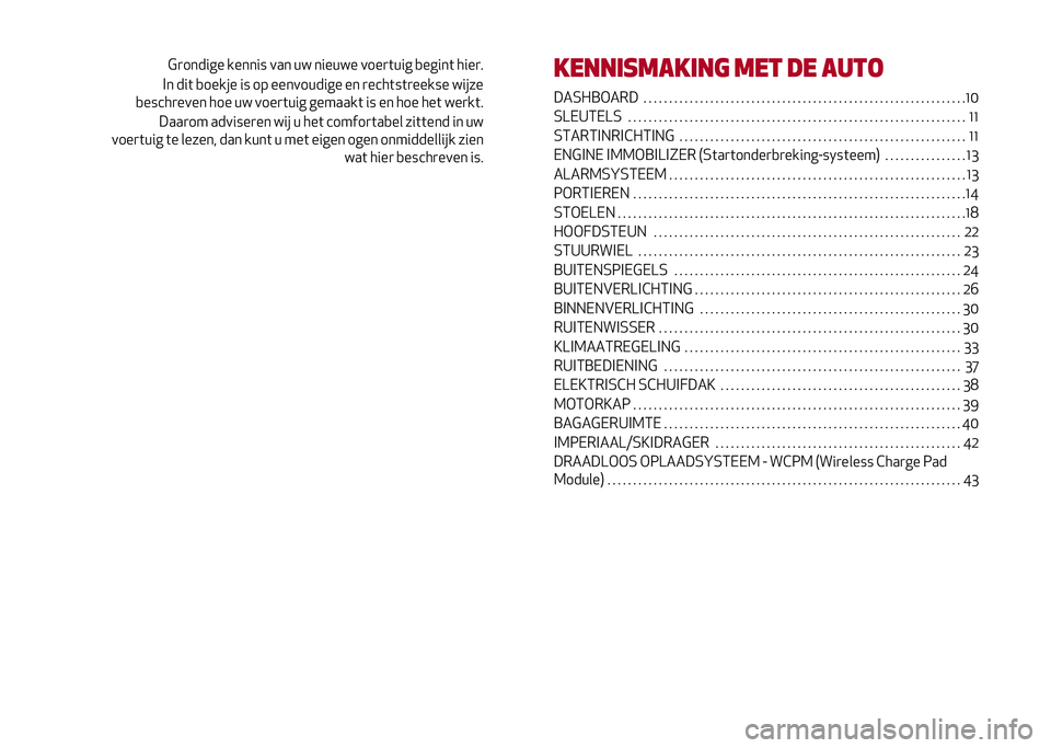 Alfa Romeo Giulia 2020  Handleiding (in Dutch) 