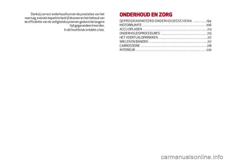 Alfa Romeo Giulia 2020  Handleiding (in Dutch) 