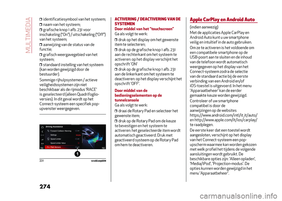 Alfa Romeo Giulia 2020  Handleiding (in Dutch) ��=�<�B�3�#�=�-��#�
��	� �����	������	������
��� ��� ���	 ����	����;
���� ��� ���	 ����	����;
��
������� ���� �E ���
� �.�F�E ����

�