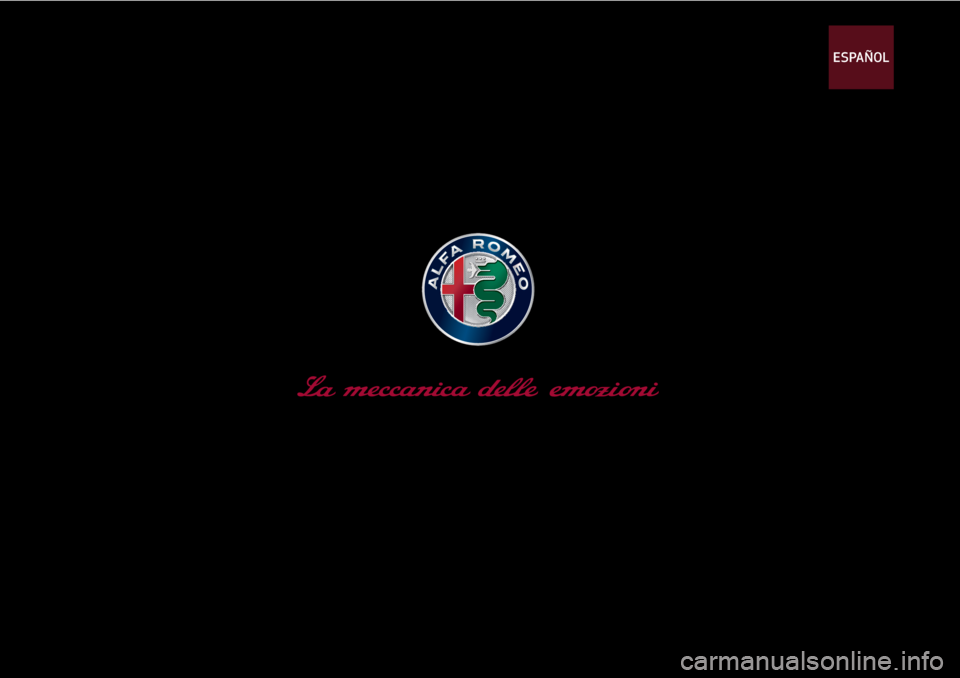 Alfa Romeo Giulietta 2020  Manual del propietario  ESPAÑOL 