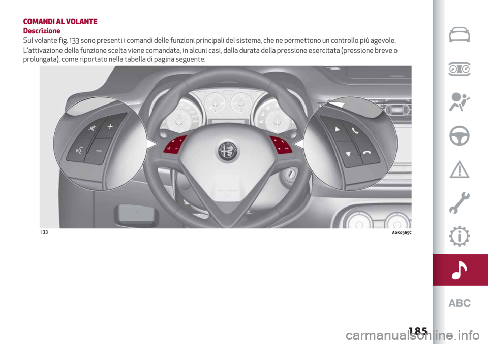 Alfa Romeo Giulietta 2020  Manuale del proprietario ���	
0(+",!- "# 2(#",*$
:$;F#%9%&)$
?*+ 1$+(%)- 4"&6 abb 2$%$ 0’-2-%)" " #$,(%9" 9-++- 4*%/"$%" 0’"%#"0(+" 9-+ 2"2)-,(< #>- %- 0-’,-))$%$ *% #$%)’$++$ 0"Z (&-1$+-6
.O())"1(/"$%- 9-++( 4*%/"$