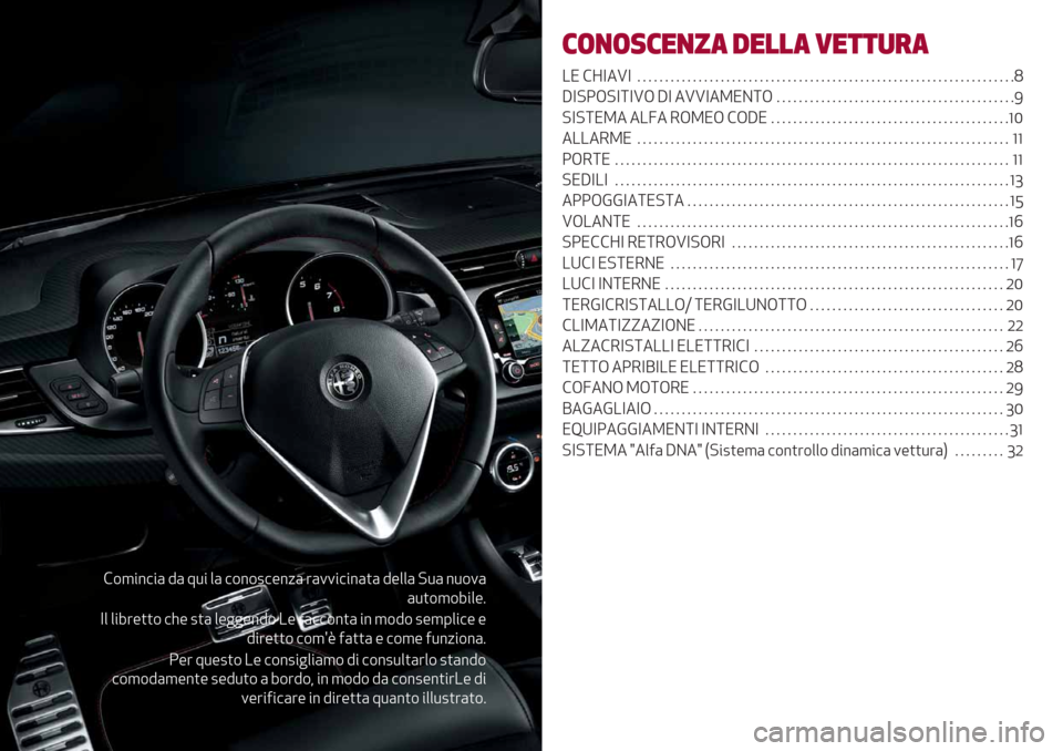 Alfa Romeo Giulietta 2020  Manuale del proprietario !$,"%#"( 9( 8*" +( #$%$2#-%/( ’(11"#"%()( 9-++( ?*( %*$1(
(*)$,$7"+-6
Y+ +"7’-))$ #>- 2)( +-&&-%9$ .- ’(##$%)( "% ,$9$ 2-,0+"#- -
9"’-))$ #$,=R 4())( - #$,- 4*%/"$%(6
;-’ 8*-2)$ .- #$%2"&+"(
