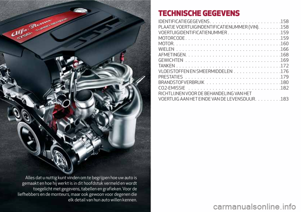 Alfa Romeo Giulietta 2018 Handleiding (in Dutch) Alles dat u nuttig kunt vinden om te begrijpen hoe uw auto is
gemaakt en hoe hij werkt is in dit hoofdstuk vermeld en wordt
toegelicht met gegevens, tabellen en grafieken. Voor de
liefhebbers en de mo Alfa Romeo Giulietta 2018 Handleiding (in Dutch) Alles dat u nuttig kunt vinden om te begrijpen hoe uw auto is
gemaakt en hoe hij werkt is in dit hoofdstuk vermeld en wordt
toegelicht met gegevens, tabellen en grafieken. Voor de
liefhebbers en de mo