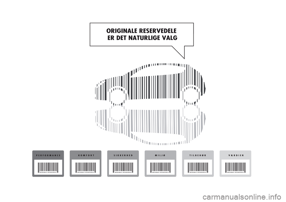 Alfa Romeo MiTo 2017 Instruktionsbog (in Danish) Alfa Romeo MiTo 2017 Instruktionsbog (in Danish)