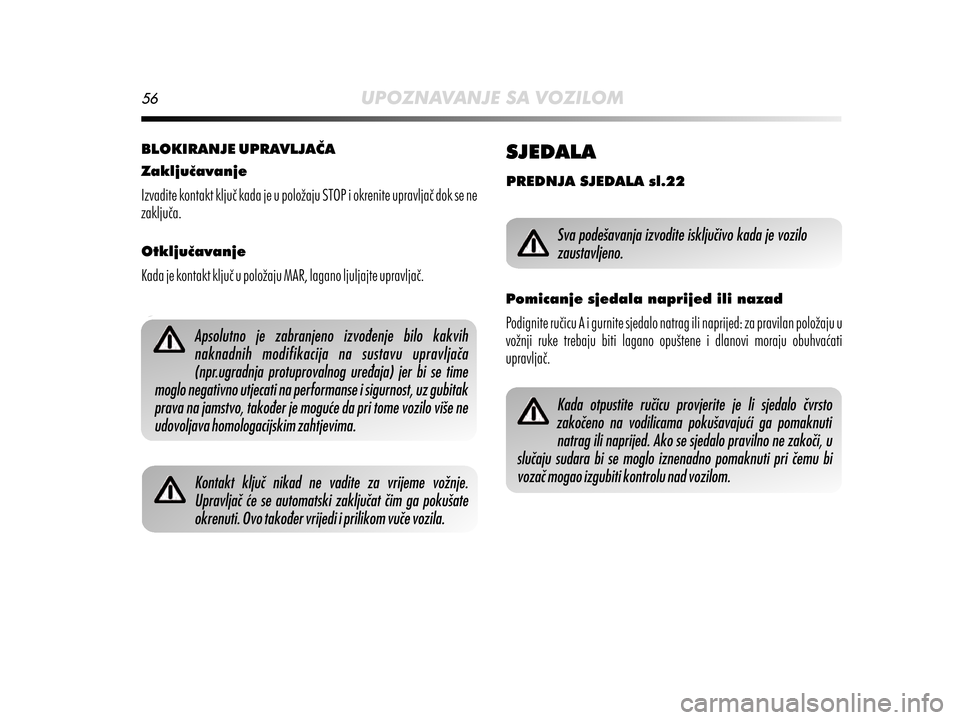 Alfa Romeo MiTo 2017 Vodič za korisnike (in Croatian) Alfa Romeo MiTo 2017 Vodič za korisnike (in Croatian)