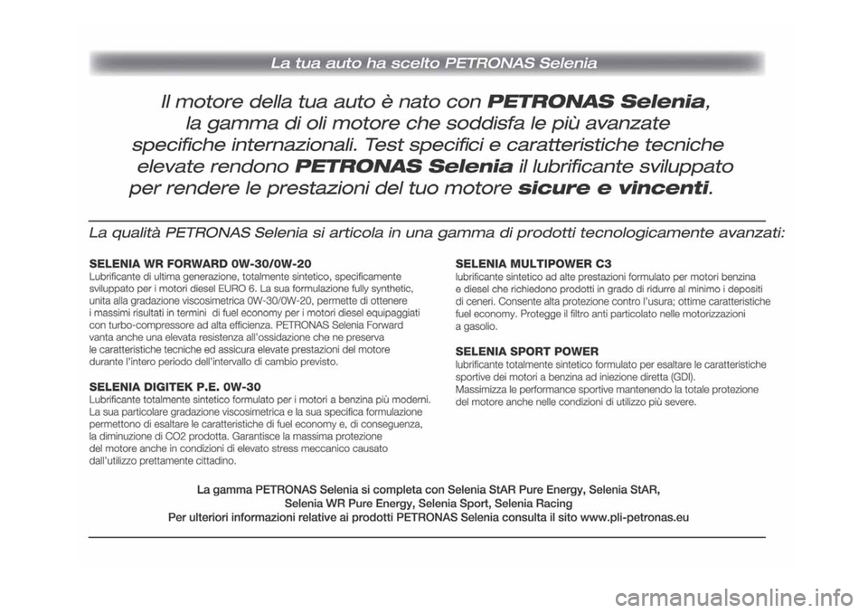 Alfa Romeo MiTo 2017 Manuale del proprietario (in Italian) Alfa Romeo MiTo 2017 Manuale del proprietario (in Italian)