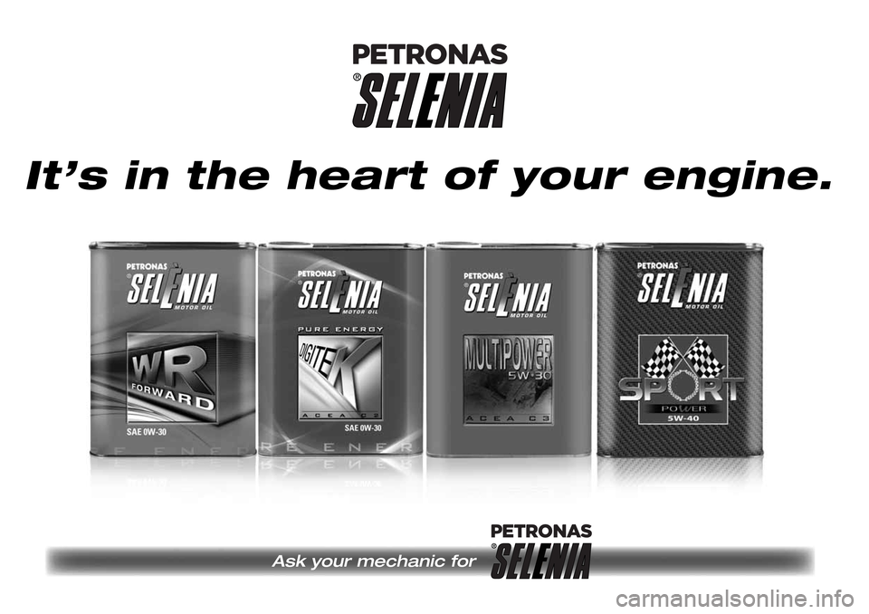 Alfa Romeo MiTo 2017  Užívateľská príručka (in Slovak) Ask your mechanic for 
It’s in the heart of your engine. 