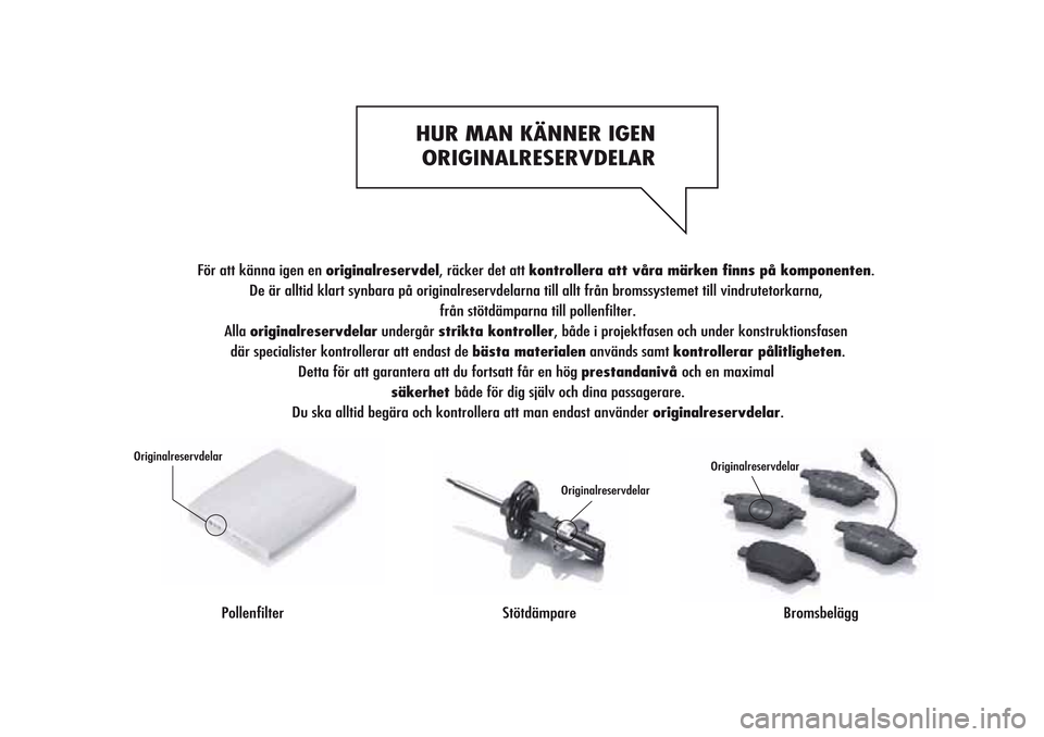 Alfa Romeo MiTo 2017 Ägarmanual (in Swedish) Alfa Romeo MiTo 2017 Ägarmanual (in Swedish)