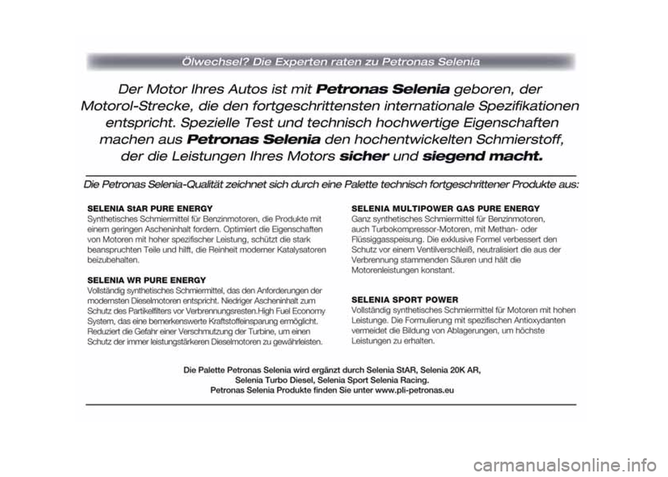 Alfa Romeo MiTo 2016 Betriebsanleitung (in German) Alfa Romeo MiTo 2016 Betriebsanleitung (in German)