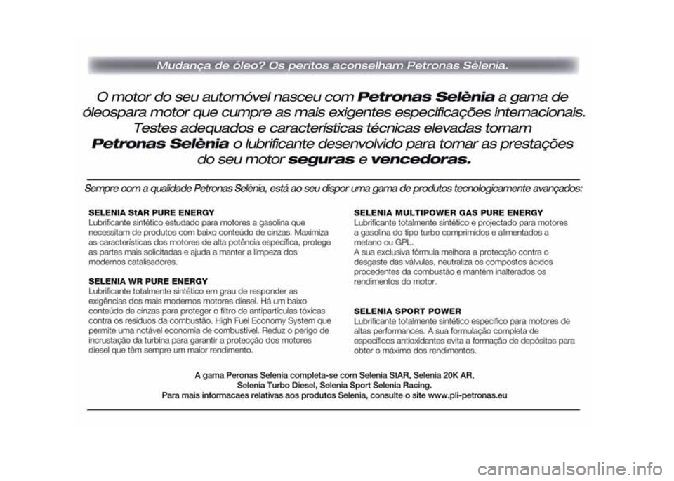 Alfa Romeo MiTo 2015 Manual do proprietário (in Portuguese) Alfa Romeo MiTo 2015 Manual do proprietário (in Portuguese)