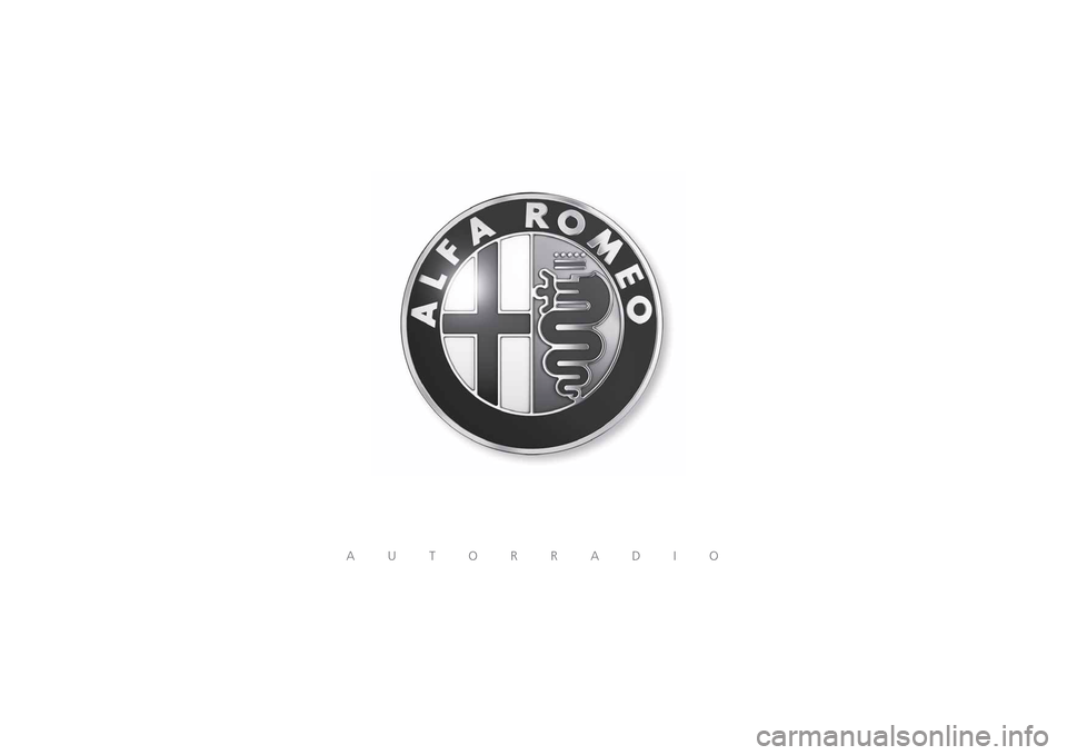 Alfa Romeo MiTo 2014  Manual del propietario (in Spanish) AUTORRADIO 