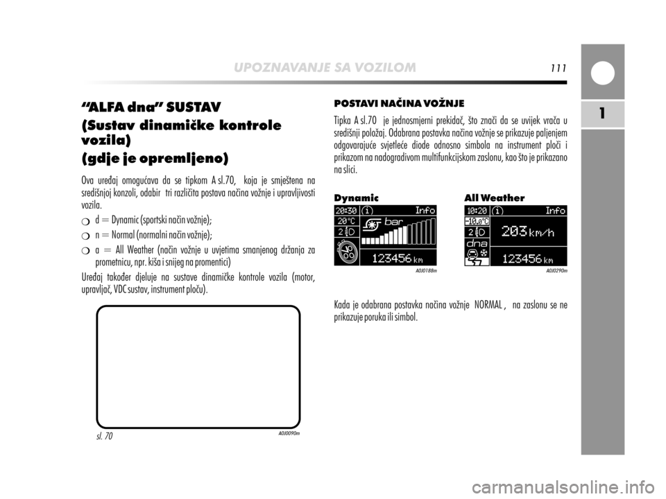 Alfa Romeo MiTo 2014  Vodič za korisnike (in Croatian) 