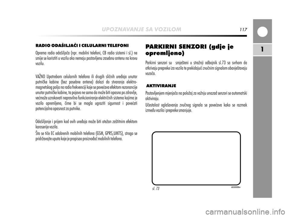 Alfa Romeo MiTo 2014  Vodič za korisnike (in Croatian) 