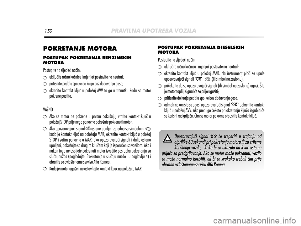 Alfa Romeo MiTo 2014  Vodič za korisnike (in Croatian) 