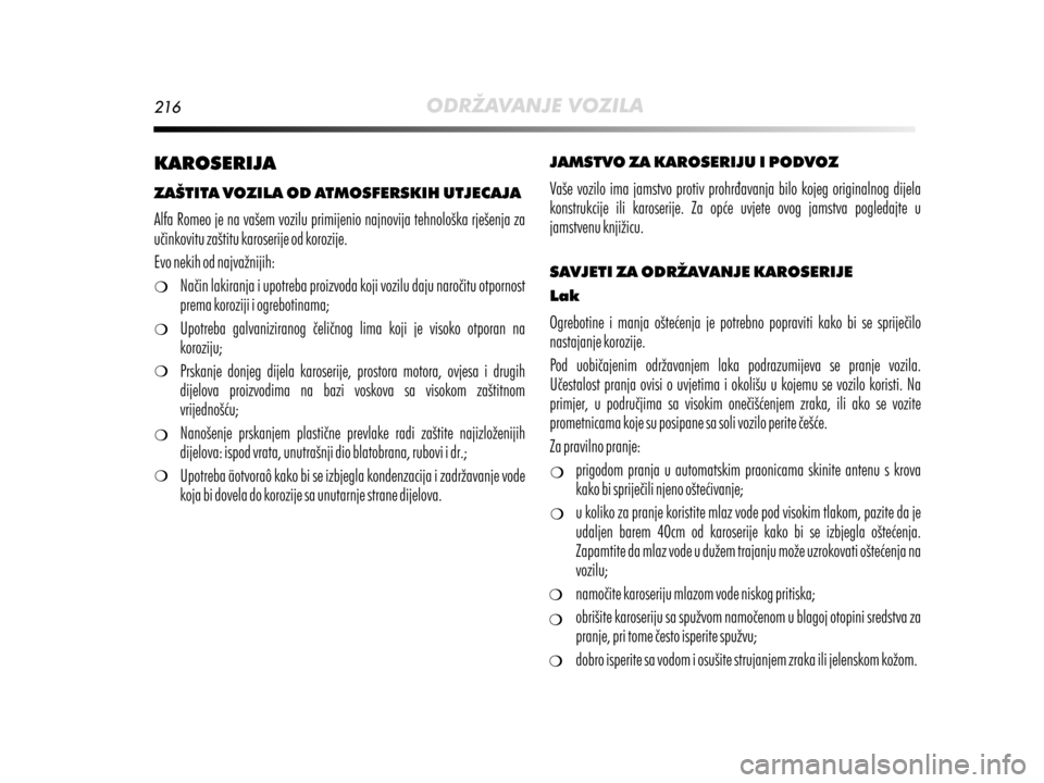 Alfa Romeo MiTo 2014  Vodič za korisnike (in Croatian) 