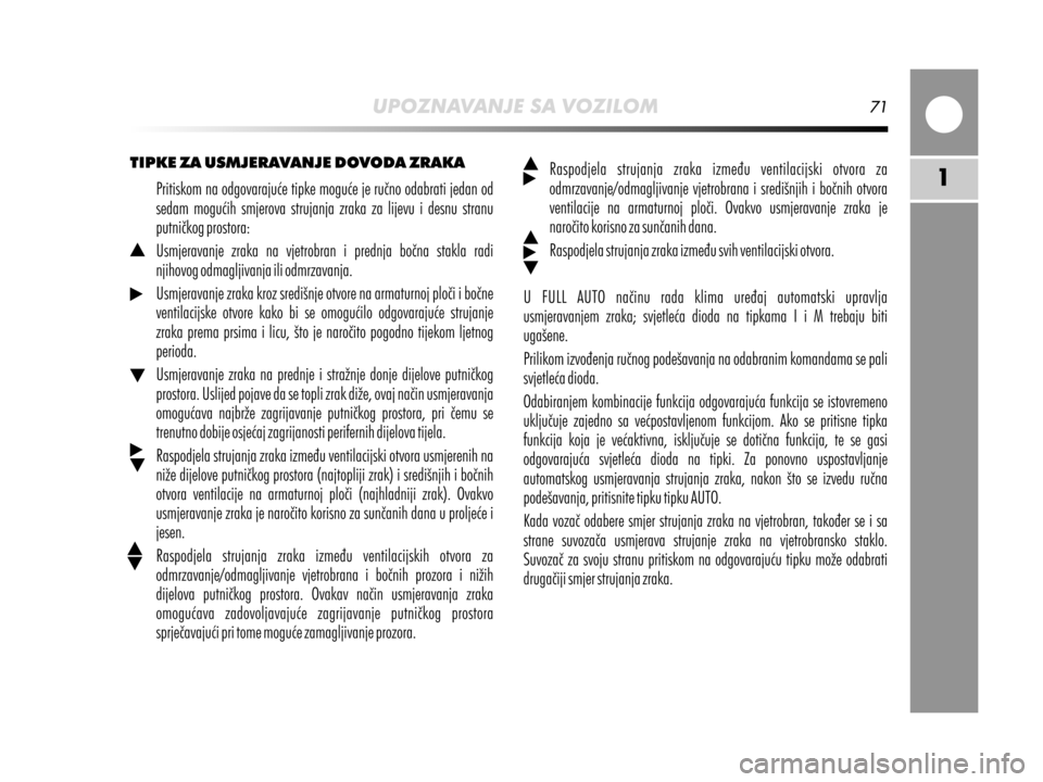 Alfa Romeo MiTo 2014  Vodič za korisnike (in Croatian) 