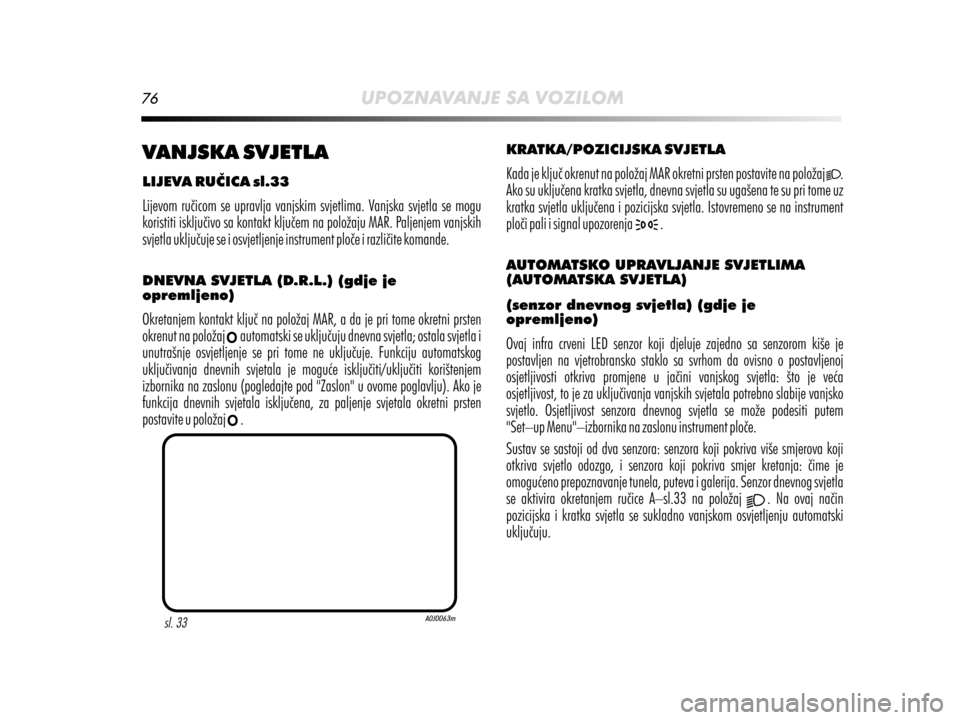 Alfa Romeo MiTo 2014  Vodič za korisnike (in Croatian) 