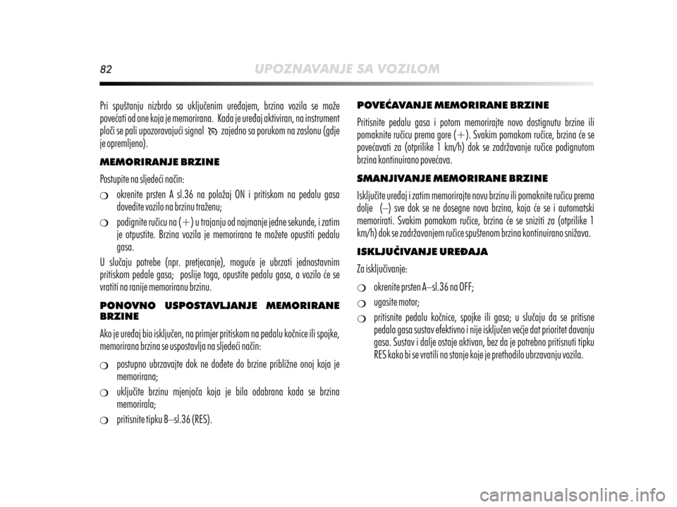 Alfa Romeo MiTo 2014  Vodič za korisnike (in Croatian) 