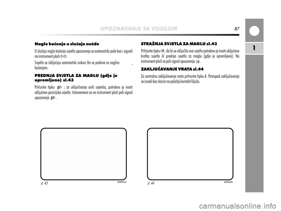 Alfa Romeo MiTo 2014  Vodič za korisnike (in Croatian) 