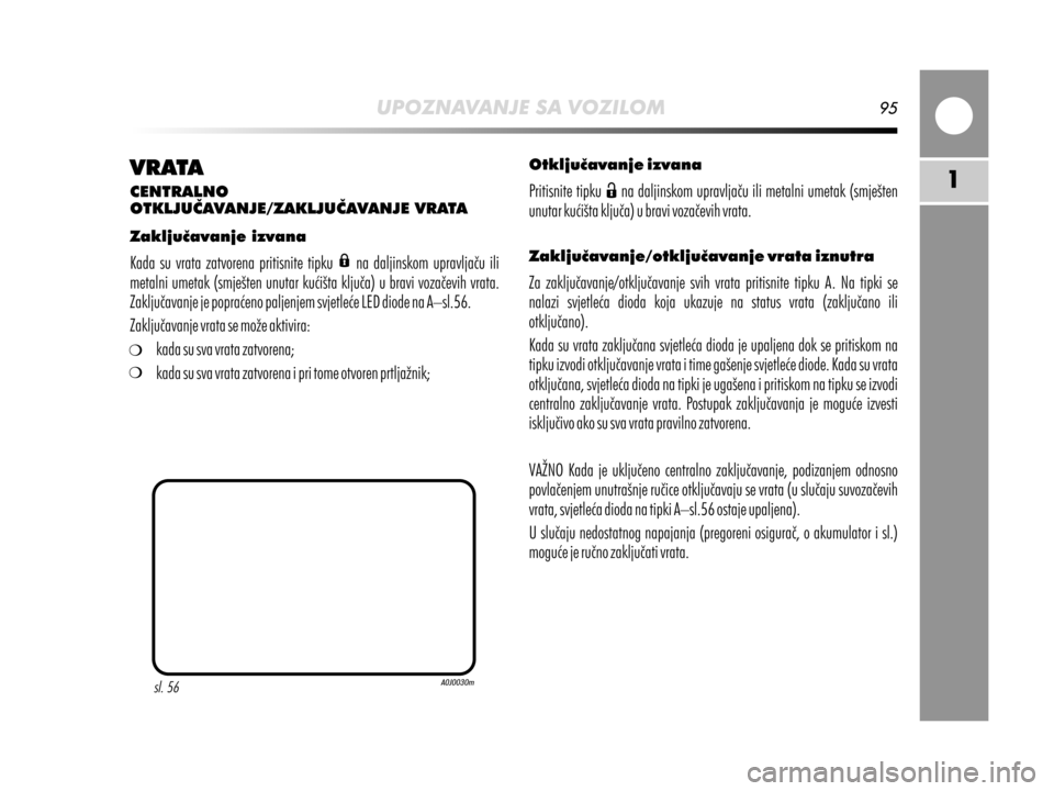 Alfa Romeo MiTo 2014  Vodič za korisnike (in Croatian) 