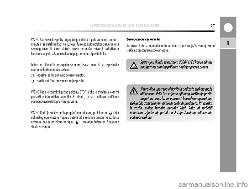 Alfa Romeo MiTo 2014  Vodič za korisnike (in Croatian) 