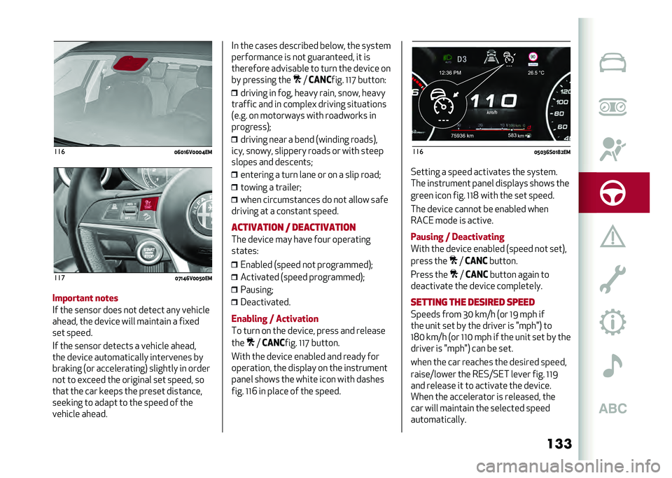 Alfa Romeo Stelvio 2020  Owners Manual ������
�6�8�6�;�8�1�6�6�6�=�+����
�6�@�;�=�8�1�6�6�?�6�+�
�
��!�
��	���	 ��
�	��
�#� ��� ���
��� ���� �
�� ������ ��
� ����	���
������ ��� ���