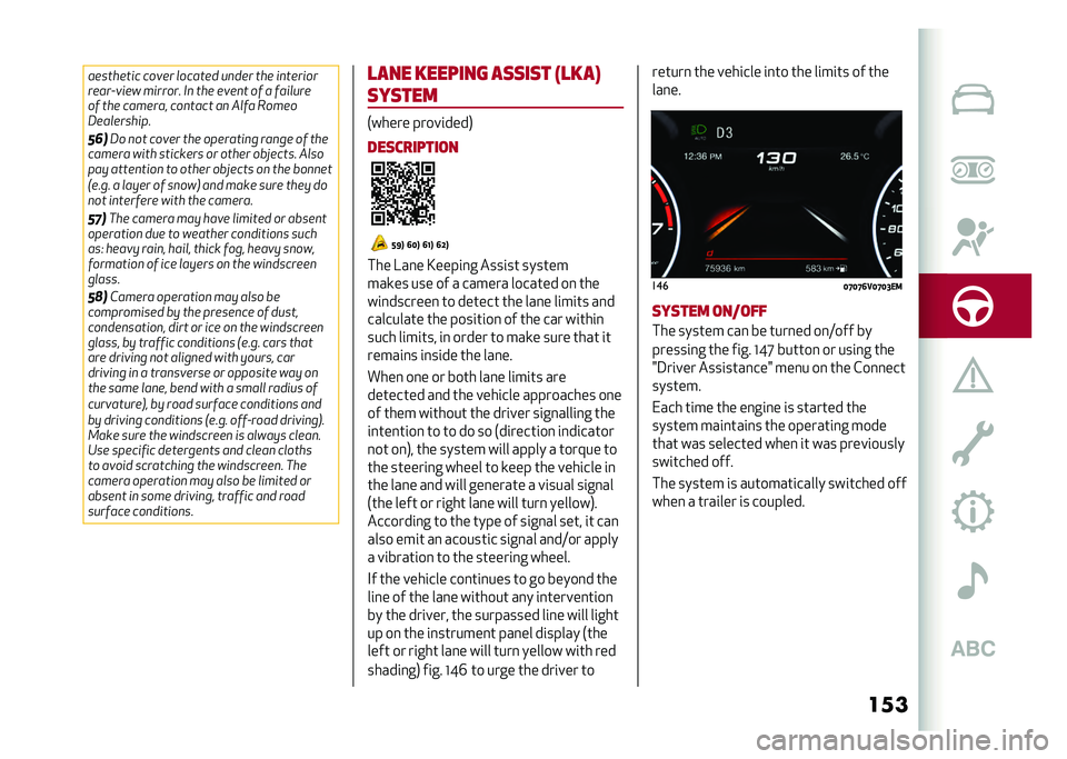 Alfa Romeo Stelvio 2020  Owners Manual ������������ ��	��� ��	����� ��
��� ��� ��
�����	�
�����#���� �����	�� ��
 ��� ����
� �	� � �������
�	� ��� ������� ��	�
�